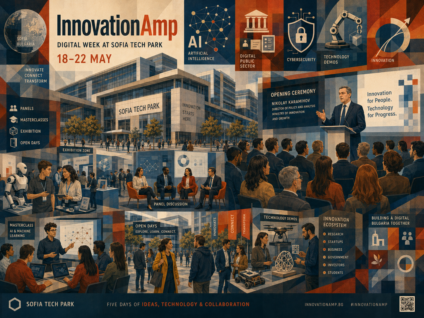 В Софийском технологическом парке началась цифровая неделя InnovationAmp