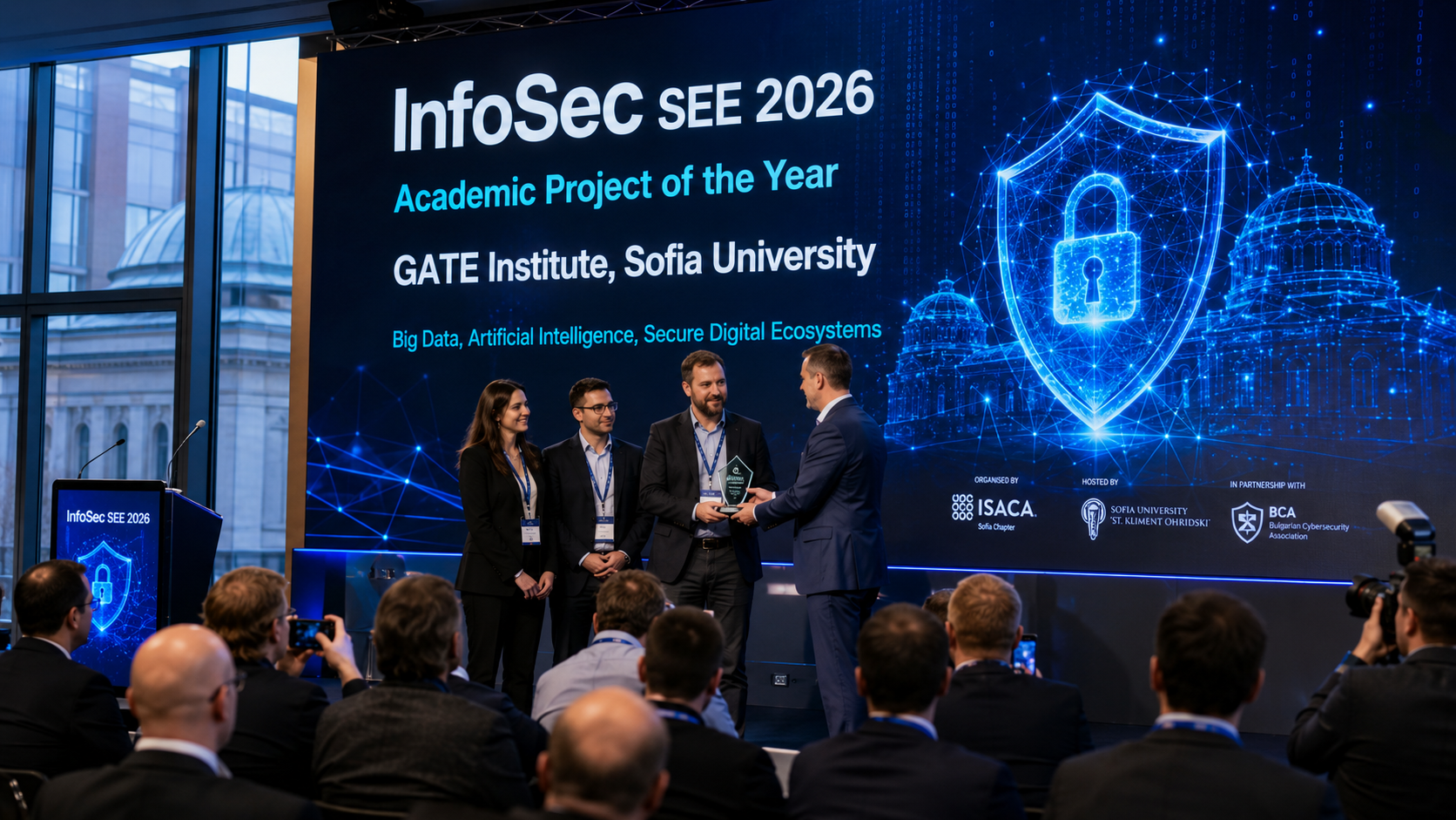 Институт GATE получил награду на конференции InfoSec SEE 2026