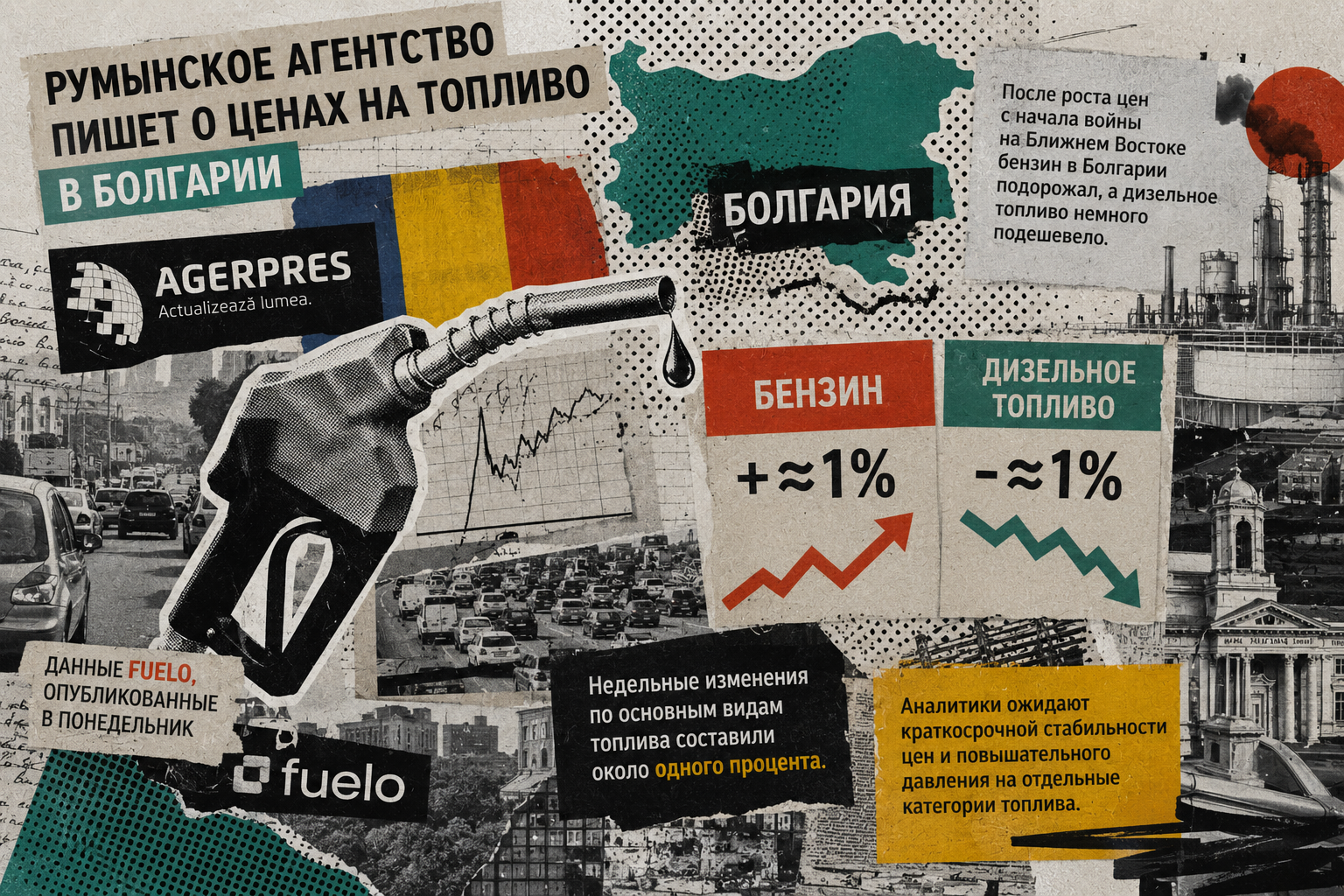 Румынское агентство пишет о ценах на топливо в Болгарии