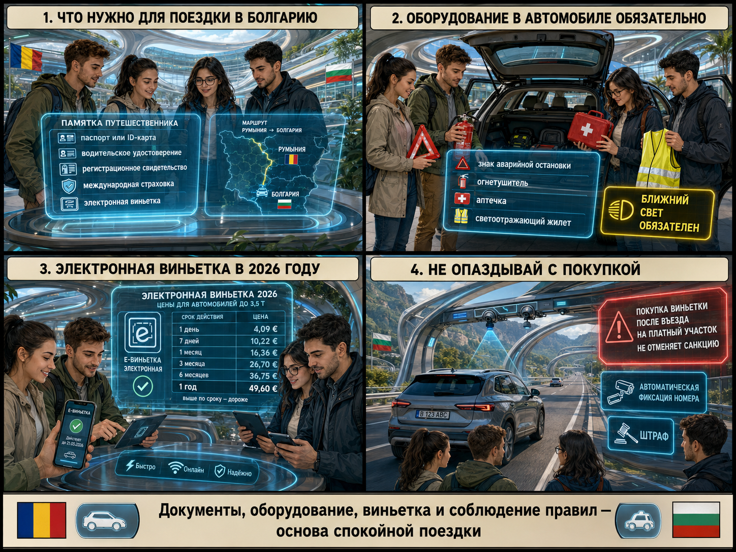 Digi24 пишет о правилах поездок в Болгарию и стоимости виньетки в 2026 году