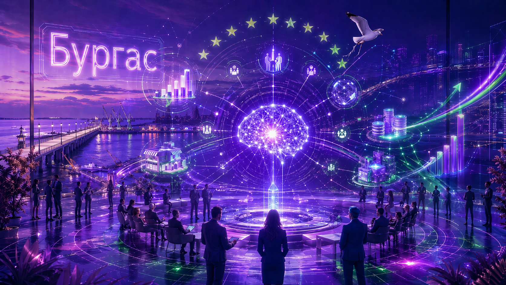 Форум в Бургасе о цифровизации, искусственном интеллекте и европейском финансировании для малого бизнеса