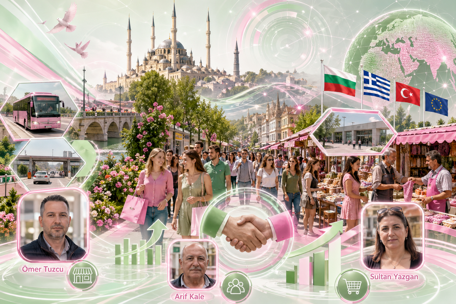 Habertürk сообщает о потоке посетителей из Болгарии в Эдирне