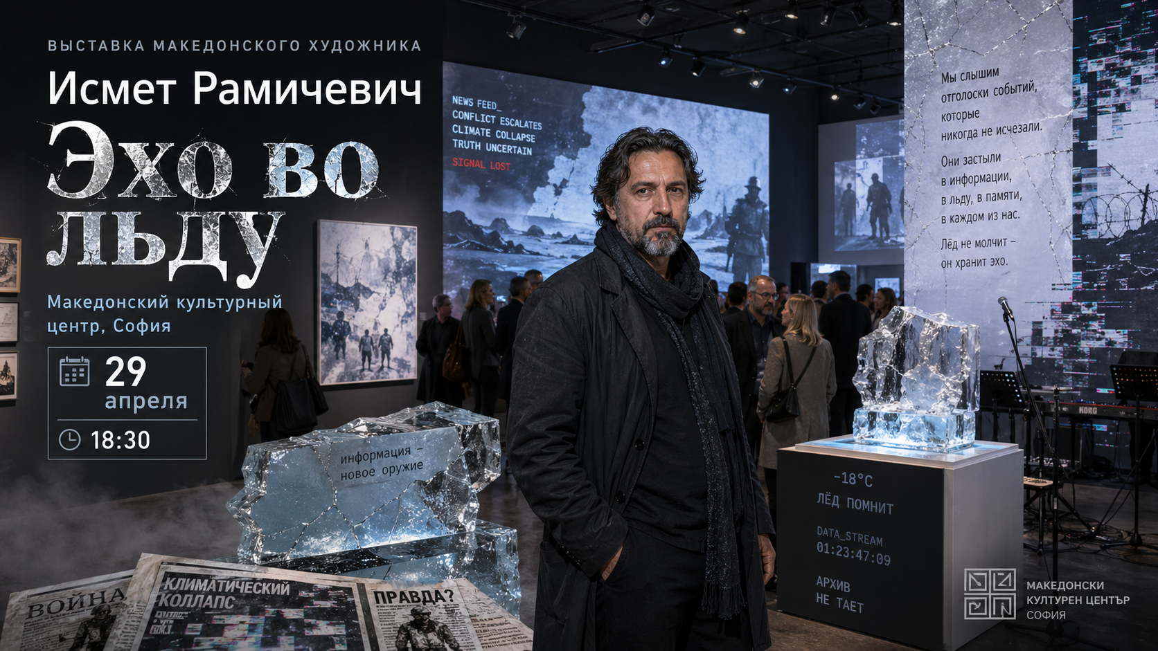 Македонский художник Исмет Рамичевич открывает выставку в Софии