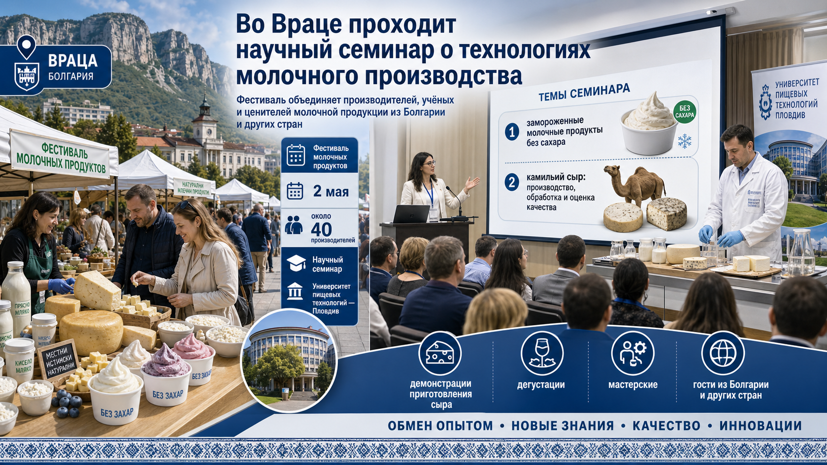 Во Враце проходит научный семинар о технологиях молочного производства