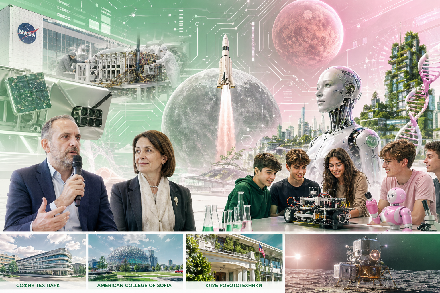 Петко Динев рассказал в София Тех Парк о болгарском вкладе в лунные миссии