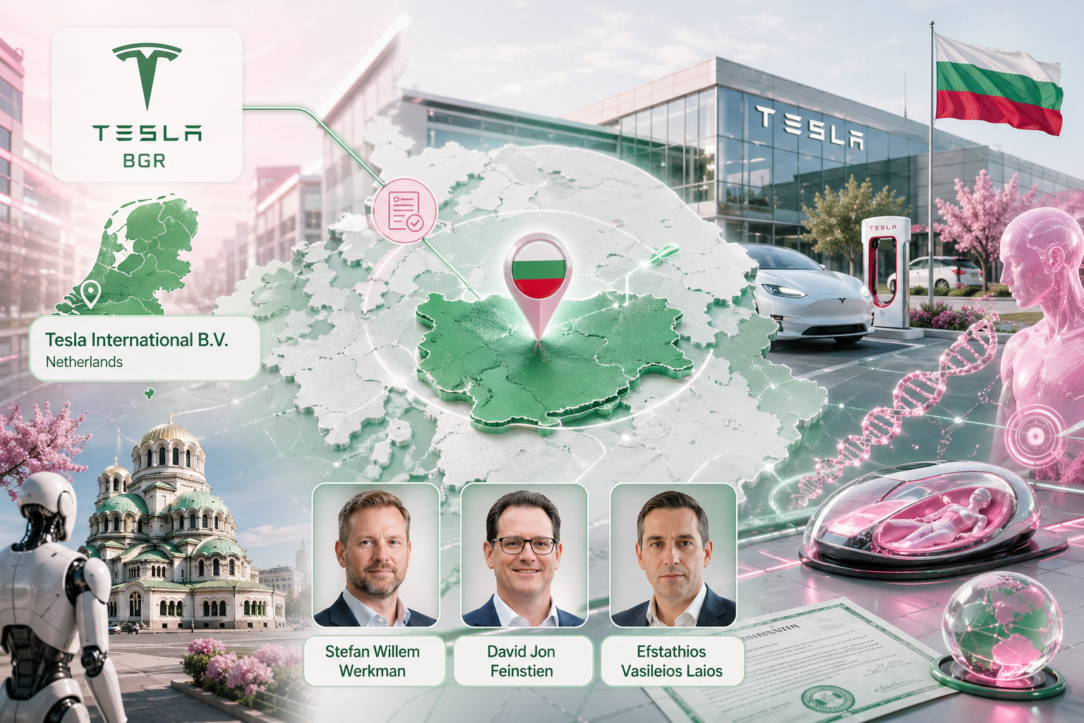 Tesla зарегистрировала компанию в Болгарии